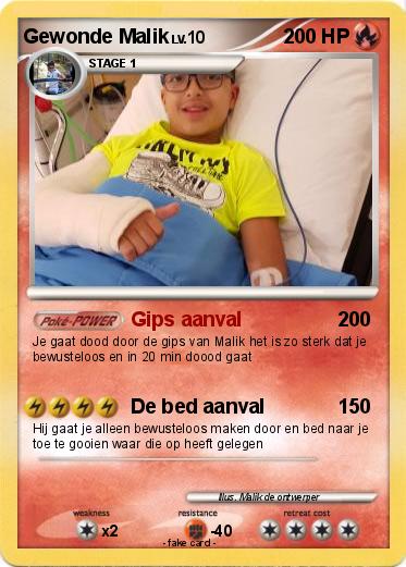 Pokemon Gewonde Malik