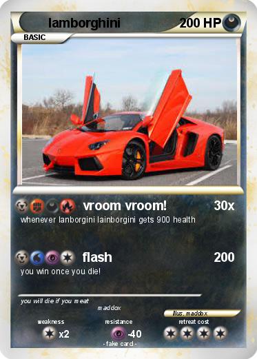 Pokemon lamborghini