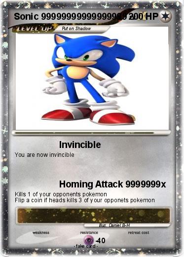 Pokemon Sonic 99999999999999999