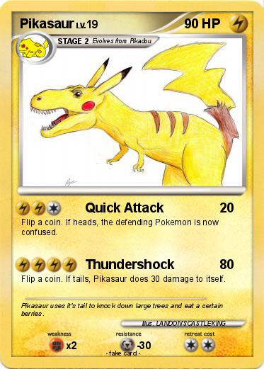 Pokemon Pikasaur