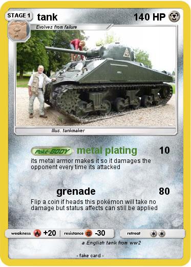 Pokemon tank