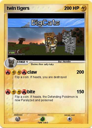 Pokemon twin tigers