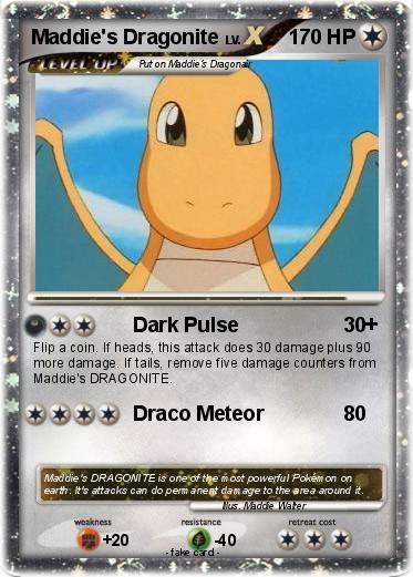 Pokemon Maddie's Dragonite