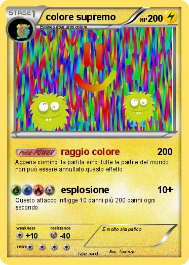 Pokemon colore supremo
