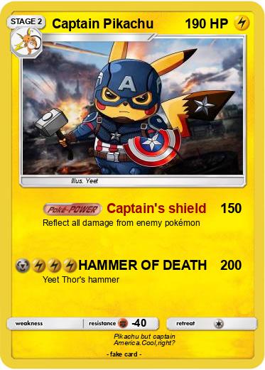 Pokemon Captain Pikachu