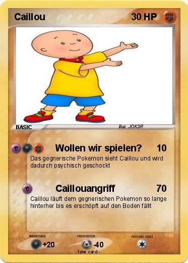 Pokemon Caillou