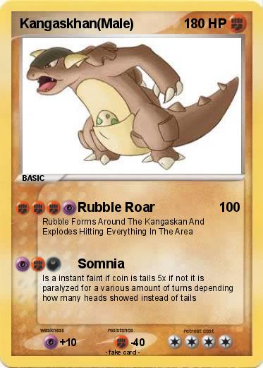 Pokemon Kangaskhan(Male)