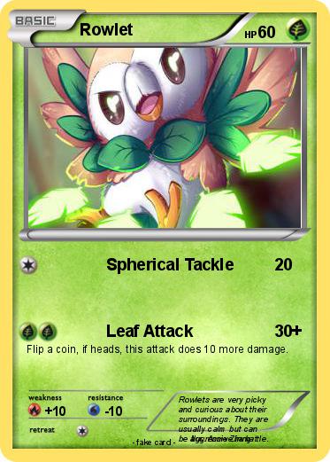 Pokemon Rowlet