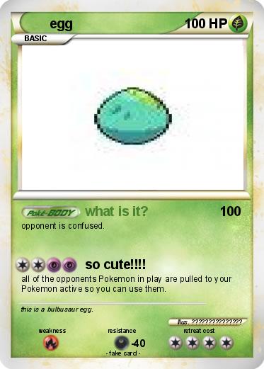 Pokemon egg