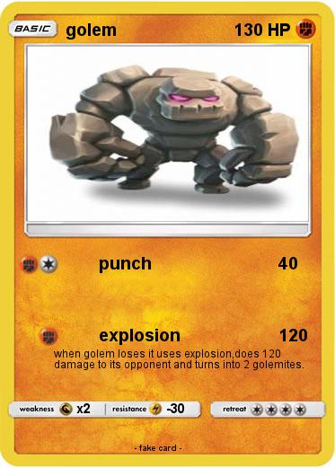 Pokemon golem