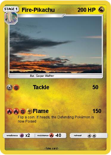 Pokemon Fire-Pikachu
