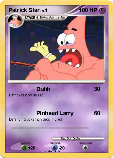 Pokemon Patrick Star