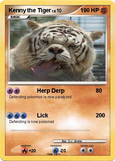 Pokemon Kenny the Tiger