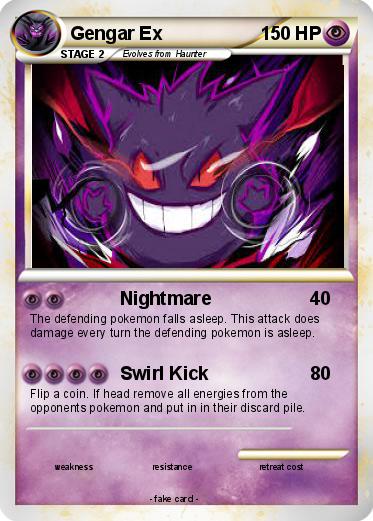 Pokemon Gengar Ex