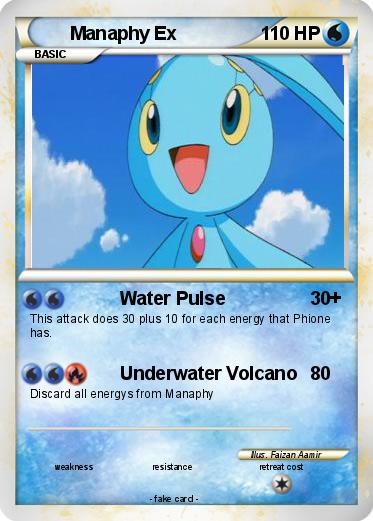 Pokemon Manaphy Ex