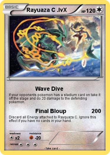 Pokemon Rayuaza C .lvX