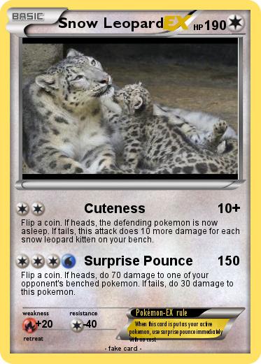 Pokemon Snow Leopard