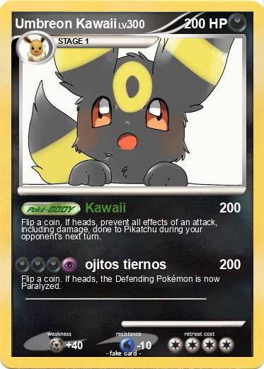 Pokemon Umbreon Kawaii