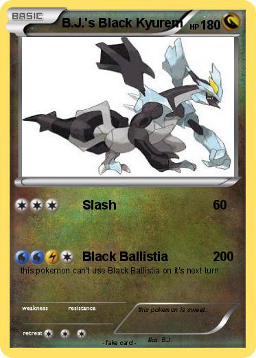 Pokemon B.J.'s Black Kyurem