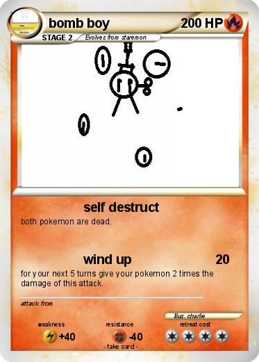 Pokemon bomb boy
