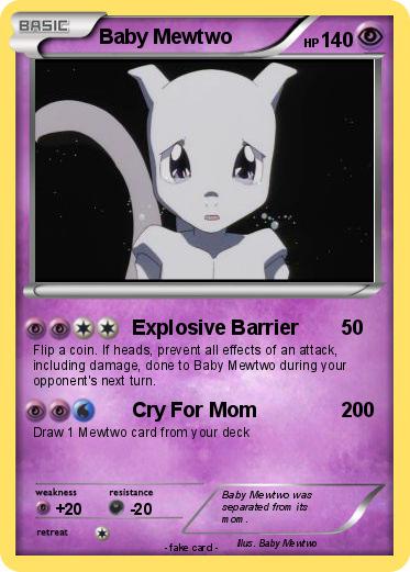 Pokemon Baby Mewtwo