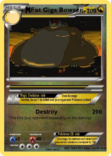 Pokemon Fat Giga Bowser