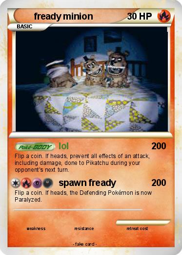 Pokemon fready minion