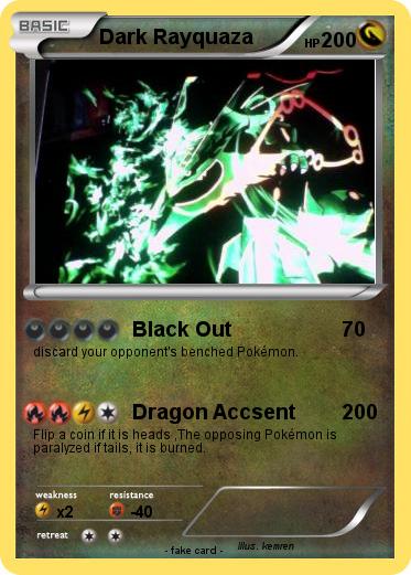Pokemon Dark Rayquaza