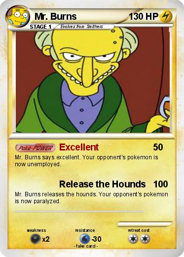 Pokemon Mr. Burns