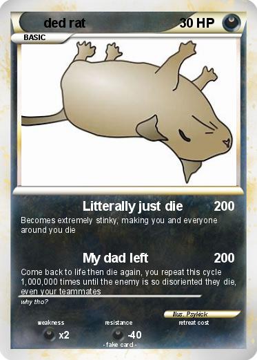 Pokemon ded rat