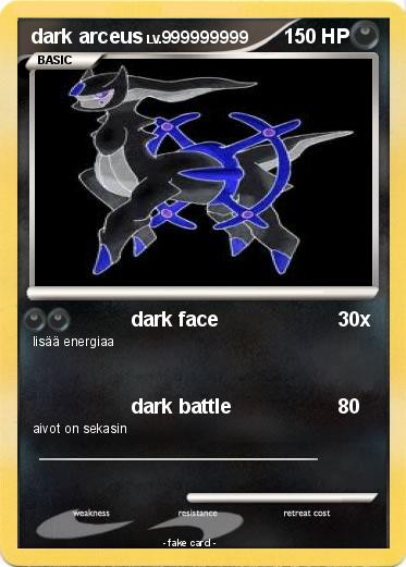 Pokemon dark arceus
