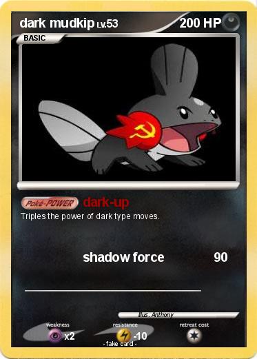 Pokemon dark mudkip