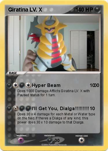 Pokemon Giratina LV. X                 