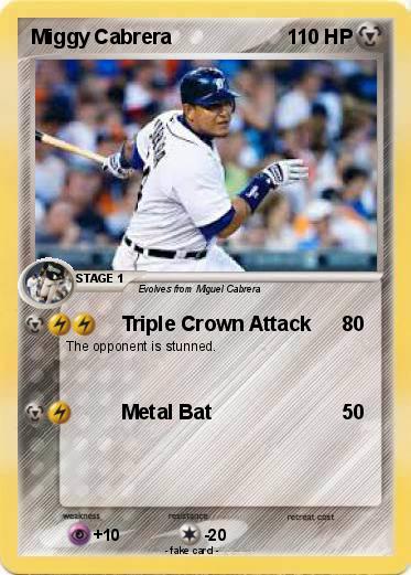 Pokemon Miggy Cabrera
