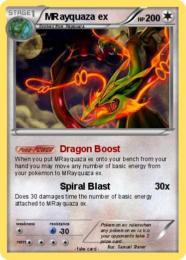 Pokemon MRayquaza ex