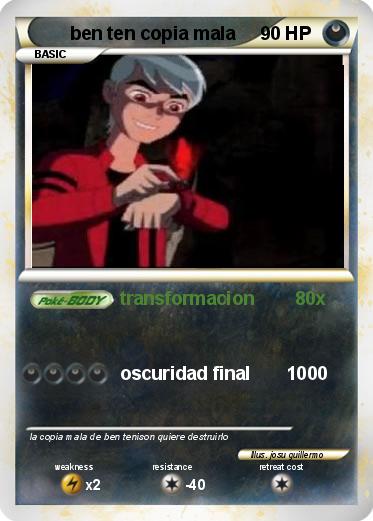 Pokemon ben ten copia mala