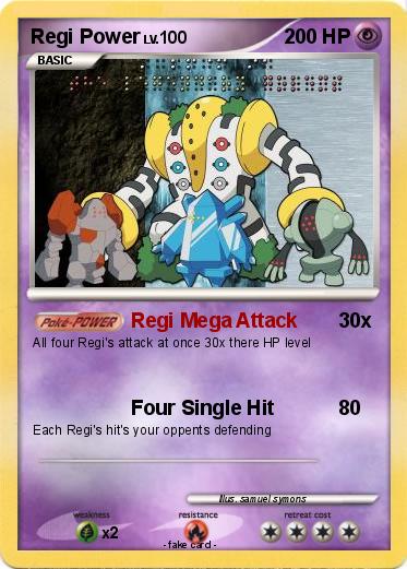 Pokemon Regi Power