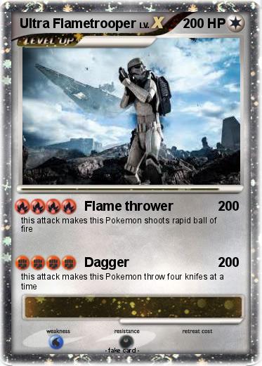 Pokemon Ultra Flametrooper