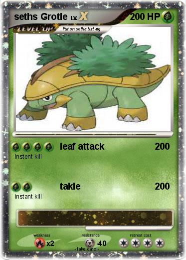 Pokemon seths Grotle