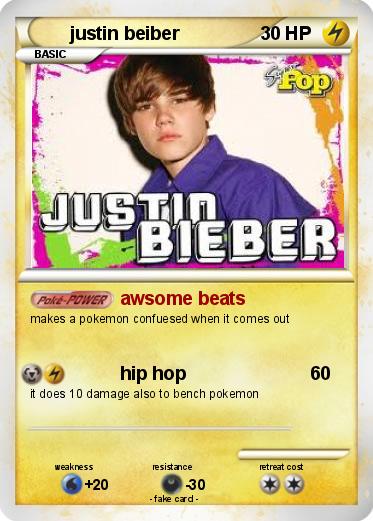 Pokemon justin beiber