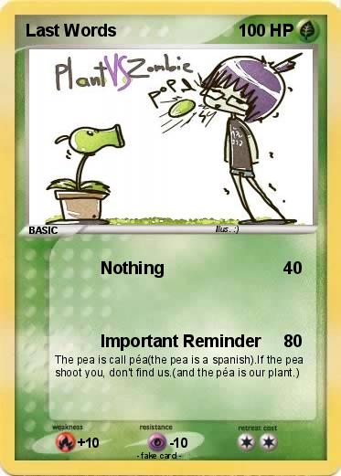 Pokemon Last Words