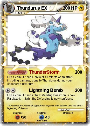 Pokemon Thundurus EX
