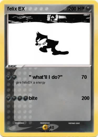 Pokemon felix EX Pokemon felix EX