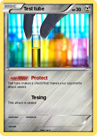 Pokemon Test tube