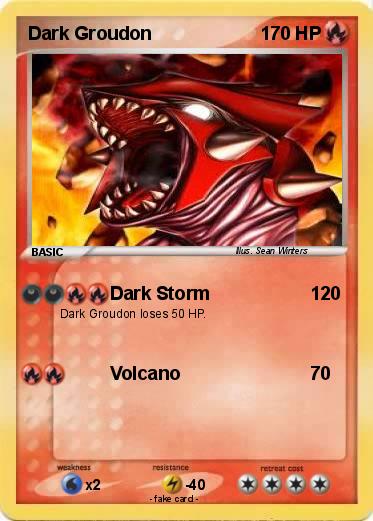 Pokemon Dark Groudon