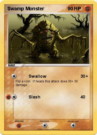 Pokemon Swamp Monster