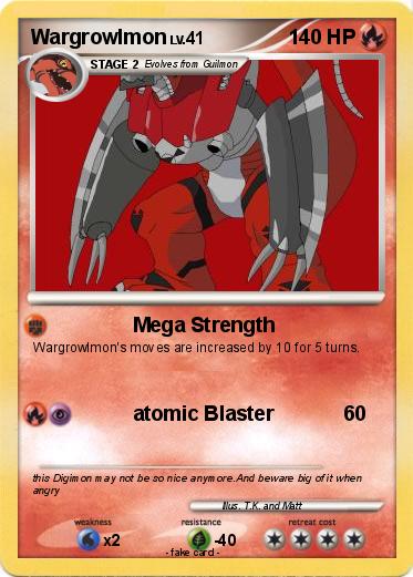 Pokemon Wargrowlmon