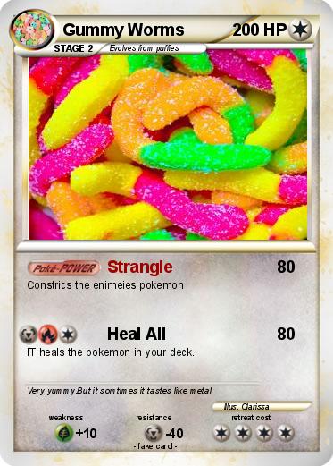 Pokemon Gummy Worms