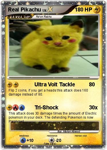 Pokemon Real Pikachu