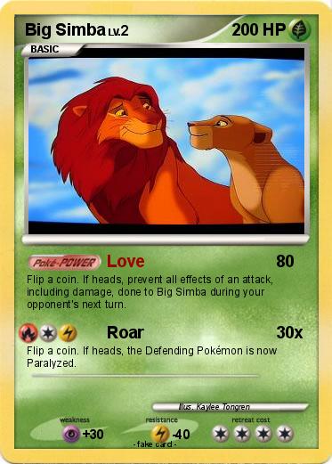 Pokemon Big Simba